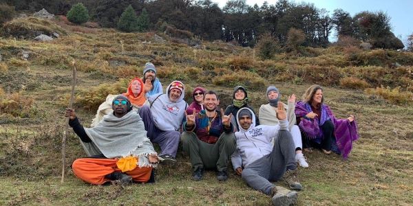 Himalayan trip with 100 hour yoga teacher training students